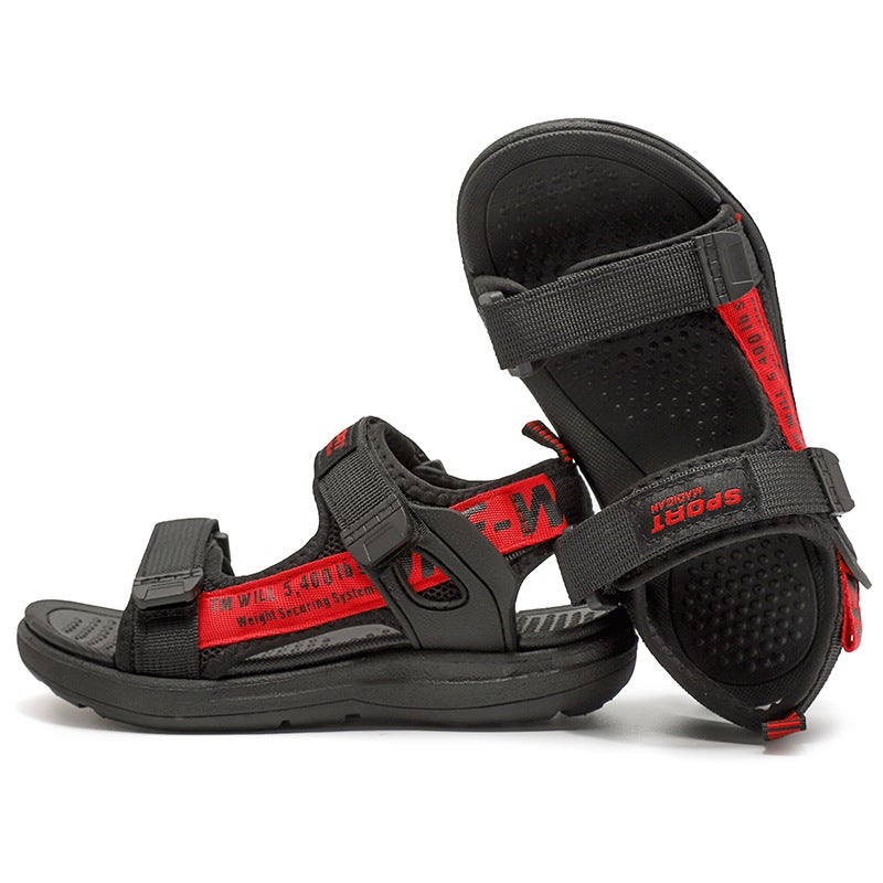 2025 Trendy Children'S Sandals For Students, Middle-Aged Children'S Sports Beach Shoes, Trendy Boys' Velcro Sandals - Image 1