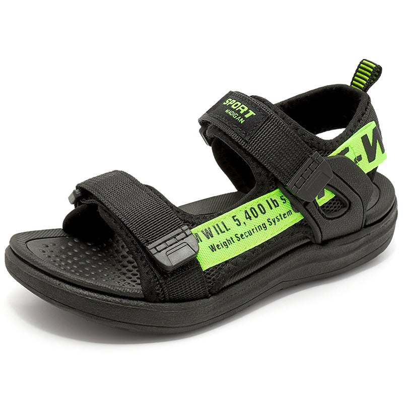 2025 Trendy Children'S Sandals For Students, Middle-Aged Children'S Sports Beach Shoes, Trendy Boys' Velcro Sandals - Image 3
