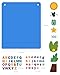 CHEFAN Felt Letter and Number Tree Coconut Tree Alphabet Game Felt Story Board Set for Early Education Storytelling Flannel Board for Wall Teaching Home Classroom Play - Image 4