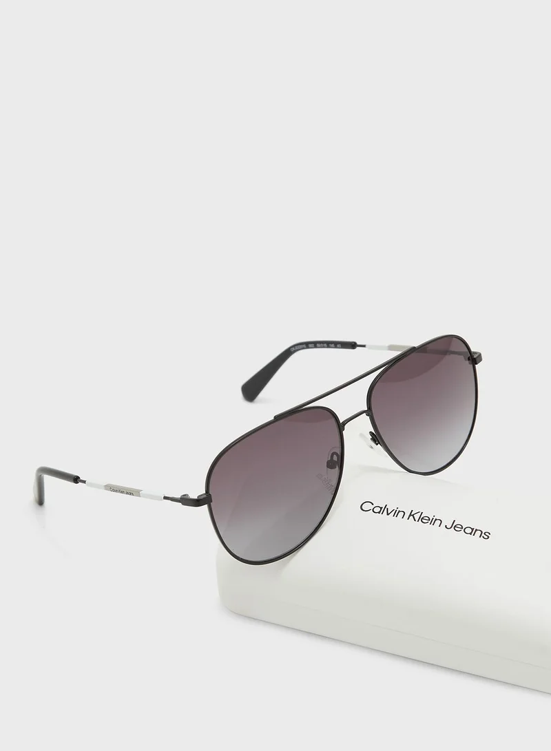 Calvin Klein Jeans Aviator Sunglasses
