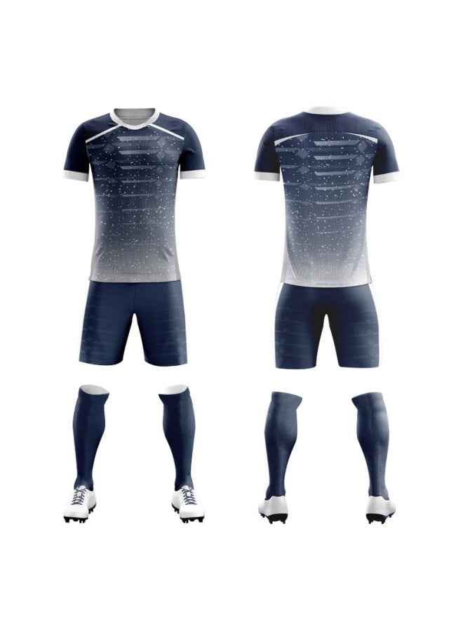 Children's Football Jersey Set - Breathable Sports Training Uniform for School Team Competition