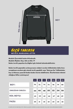 mmetalic Men's Khaki Basic Crew Neck Sweatshirt
