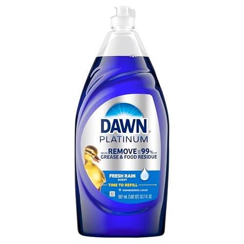 Dawn Platinum Dishwashing Liquid Fresh Rain Scent 327 fl oz