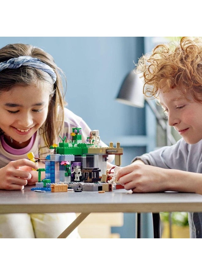 LEGO 21189 Minecraft The Skeleton Dungeon Set, Construction Toy for Kids with Caves, Mobs and Figures with Crossbow Accessories - Image 4
