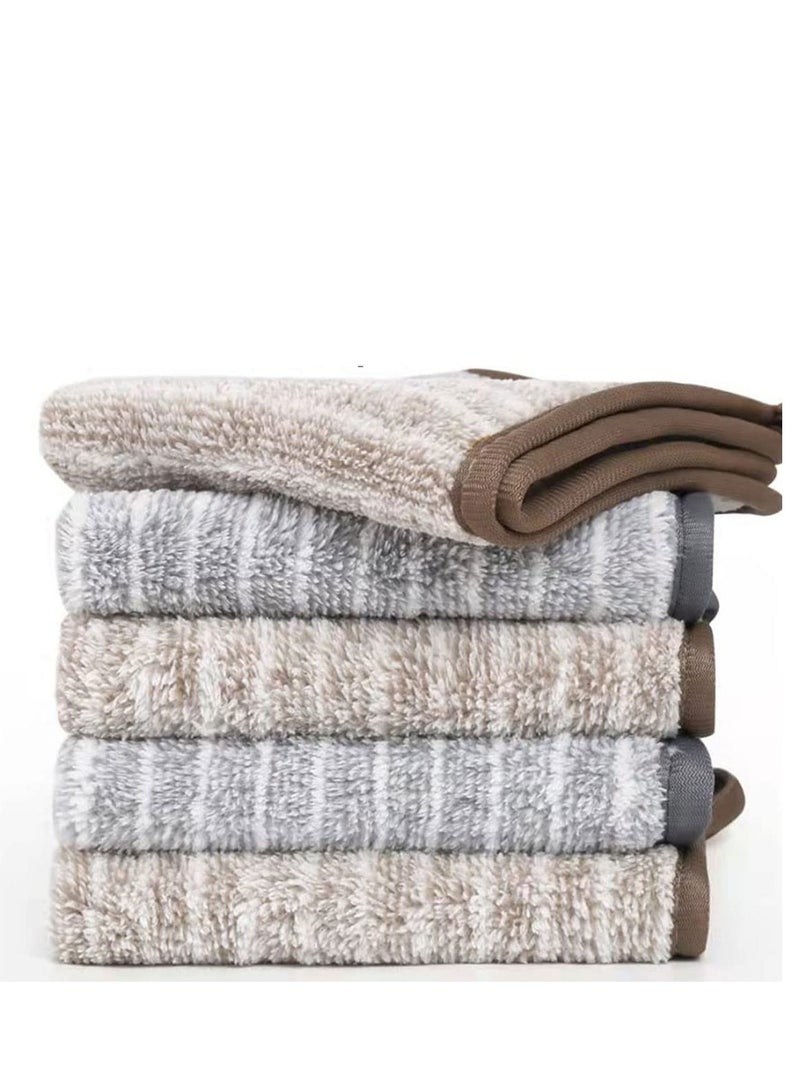 SYOSI 10 Packs Microfiber Cleaning Cloths, Multicolor Thick Soft Lint Towels, Dust Cloth Rags for Window Cleaning Towels Supplies for House, Kitchen, Car, All-Purpose Microfiber Towels, Dish Soft Rags - Image 2