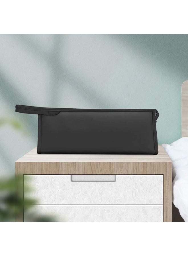 Buwico PU Leather Travel Case Portable Storage Bag for Dyson Airwrap Styler,Waterproof Anti-scratch Dustproof Shockproof Protection Organizer Travel Gift Case (Black) - Image 5