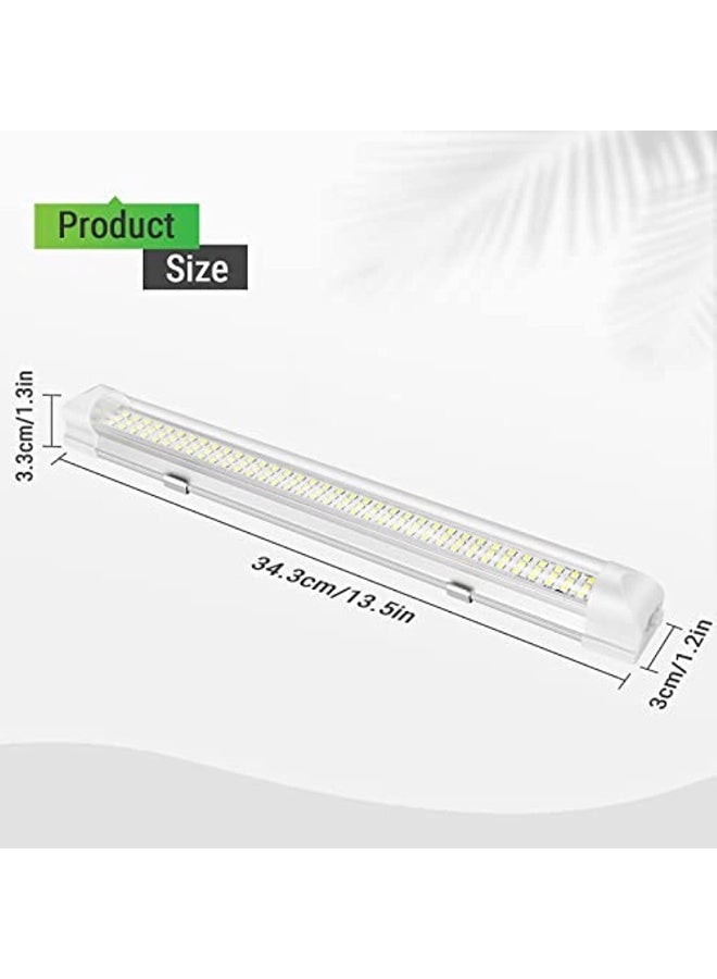 Generic 2Pcs 12V Led Indoor Light Bar Lighting Car Luminous 108Led With On/Off Switch For Van Camping Camion Boat (2Pcs) - Image 3