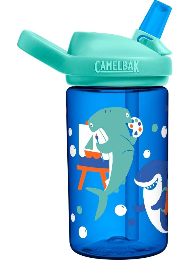 كاميلباك زجاجة CamelBak Eddy+ للأطفال اليومية 400مل – تصميم Shark Summer Camp، ممتعة وسهلة الشرب - Image 4