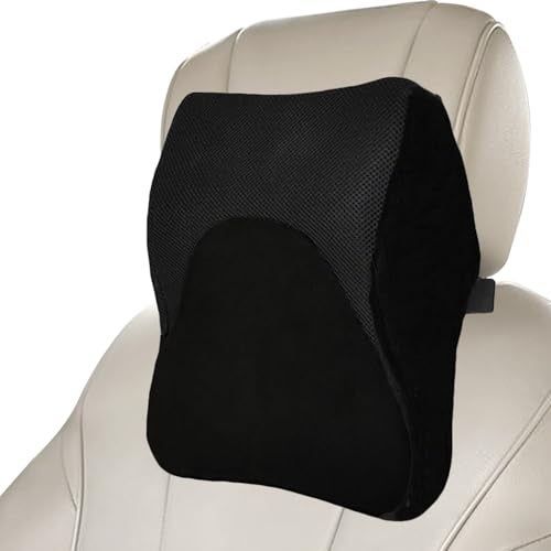 Billebon Car Neck Rest Orthopedic Pillow Headrest Pillow Memory Foam Neck Support for Car Seat, Office Chair, Car Pillows and Cushions for Head & Neck Support in Travel with Washable Cover - Image 1
