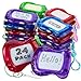 Bedwina Pack of 24 Mini Magnetic Drawing Board for Kids Backpack Keychain Clip Drawing Boards Erasable Doodle Sketch Writing Pad Birthday Kids Party Favors Goodie Bags Stuffers - Image 3