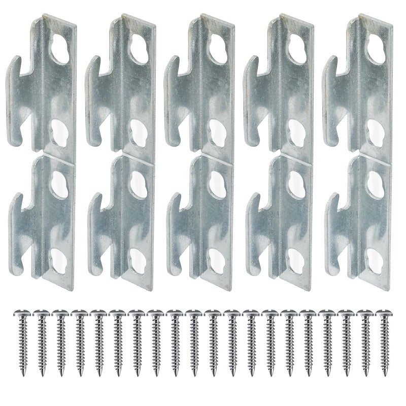 DaoHeight Curtain Rod Bracket Curtain Rod Hardware Brackets Curtain Rod Single Bracket Spreader (10) - Image 1