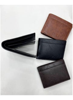 Zara Zara Men Faux Leather Wallet with Coin Pocket, Brown light,NEW & UNIQUE 