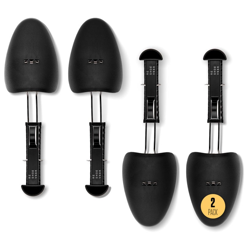 RESHOEVN8R Shoe Trees For Men - Adjustable Shoe Tress for Mens Sneakers Sizes 7-12 - Shoe Stretcher & Shaper for Cleaning Shaping & Crease Prevention - Image 5