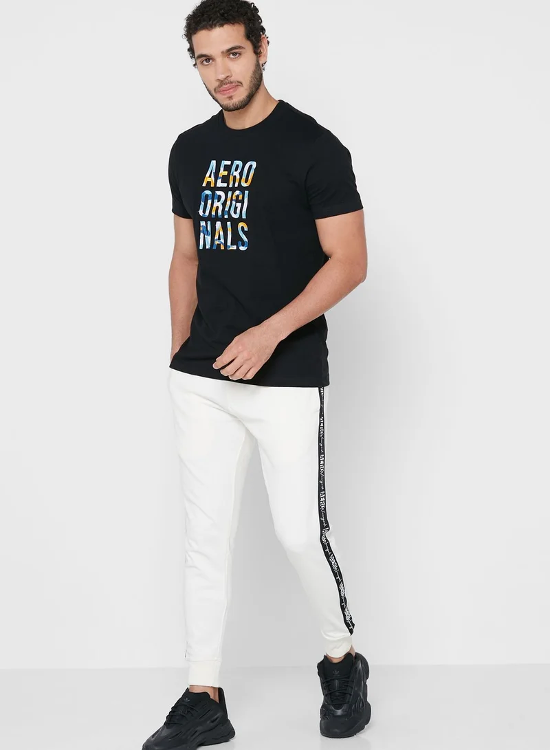 Aeropostale Logo Crew Neck T-Shirt