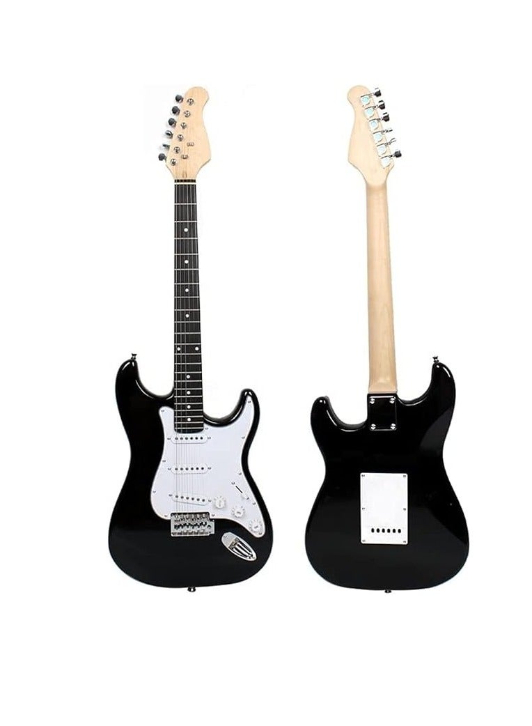 Megarya Pacifica Branded Electric Guitar 40 Inch Full Size - Metalic Black  - Image 1