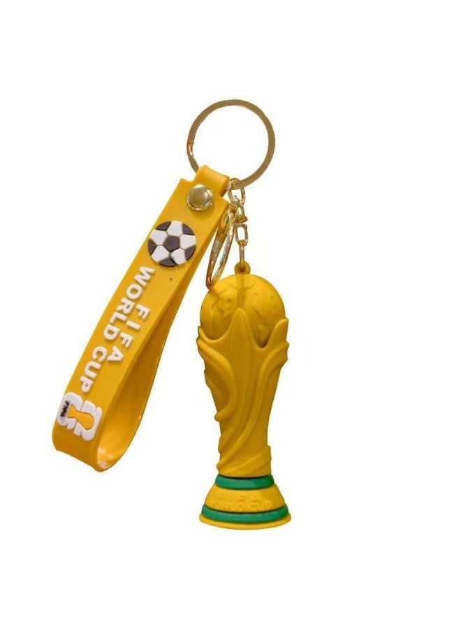 HOMESTAR 4PCS 2026 World Cup Mascot Keychain Set - World Cup Soccer Souvenir, Mascot Pendant Fans Accessories, Football Keyring, Soccer Key Holder, For Backpack Hanging Decoration, Sports World Cup Boys Soccer Key Chain - Image 5