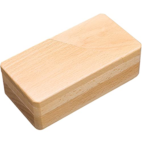 Blovec Impossible Puzzle Box Secret Money Box Mini 3D Brain Teaser Cash Card Boxes Surprise Wooden Magic Box - Image 1