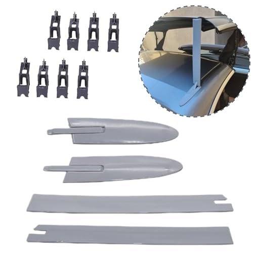FCBJX Convertible Roof Top Hinge Cover for BMW E93 335i 430i M3 M4 F83 Replace 54377184037 54377184047 54377184038 54377184048 54377187747 Right and Left 1 Set