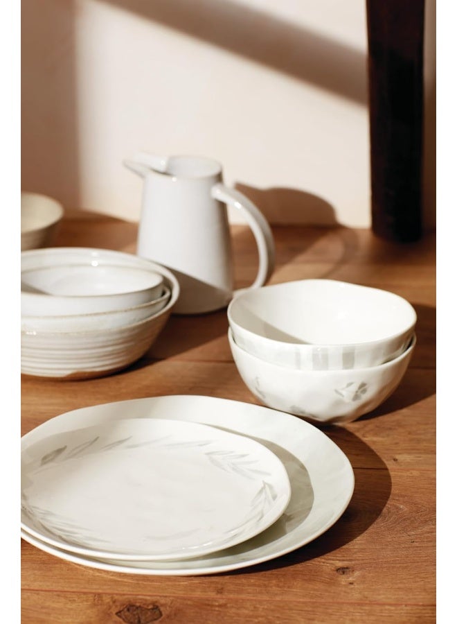 Lenox Oyster Bay 12Pc Dinnerware Set 1520 White - Image 3