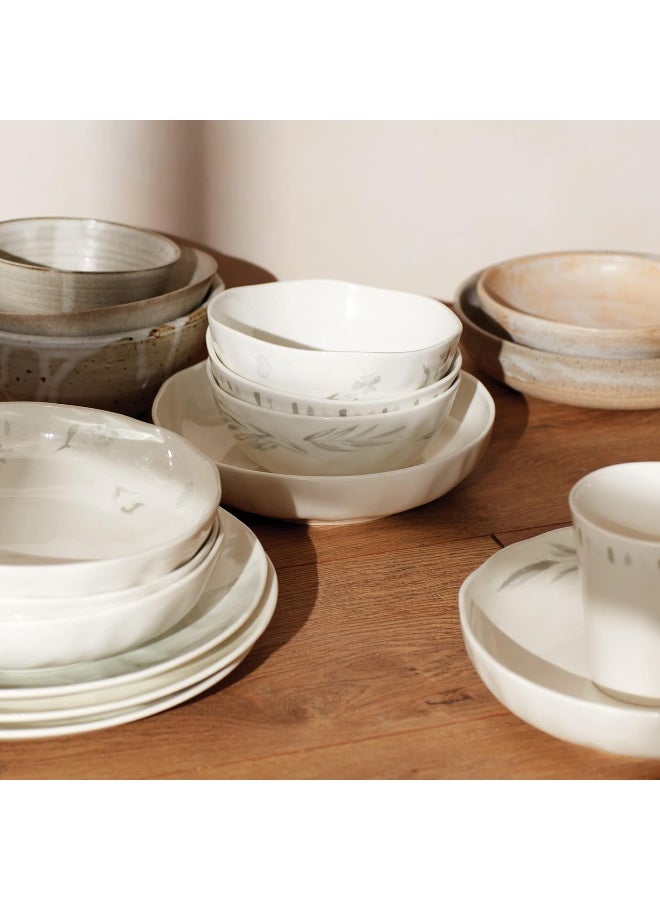 Lenox Oyster Bay 12Pc Dinnerware Set 1520 White - Image 4