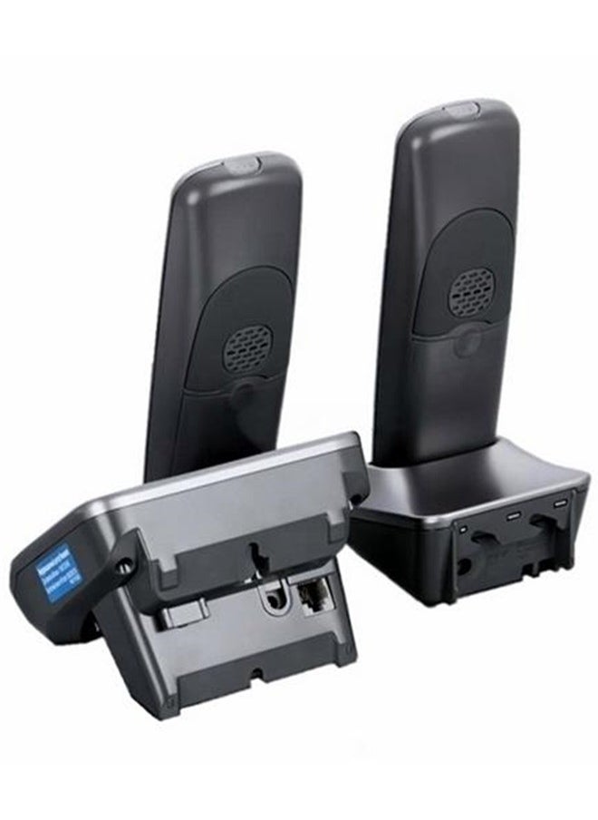Panasonic - Panasonic Expandable Cordless Phone System with Amber Backlit Display 2 Handsets KX-TG6712 - Image 1