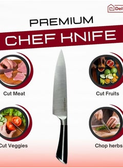 Delta Homes Chef Knife 8 Inch Premium Quality Kitchen Tools Extra Sharp  - Image 3