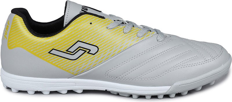 28034 Light Gray - Yellow Men's Astroturf Football Cleats Football Shoes