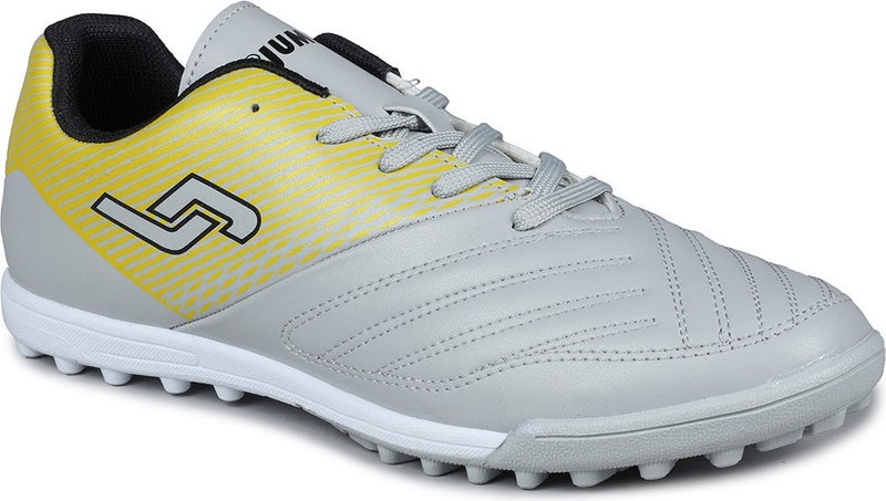 28034 Light Gray - Yellow Men's Astroturf Football Cleats Football Shoes