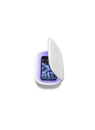 Smartphone light sanitizer with Universal Wireless Charging, UV Cell Phone Sanitizer, Dual Universal Cell Phone Charger Box, Electronics Qi Wireless Charger and UV Sanitizer - White - pzsku/Z6B6A5702F98039E7A507Z/45/_/1721210372/d9d80d6e-75a0-45a4-87b4-0bf927d14d7d