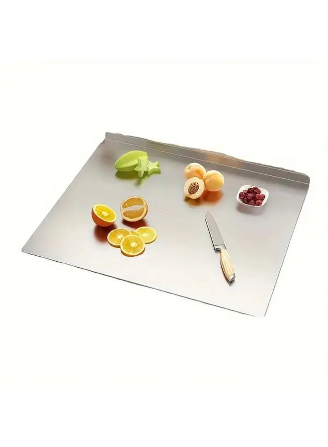 Stainless Steel Cutting Board A07 Upgrade Non Slip L Shape Durable - Image 1