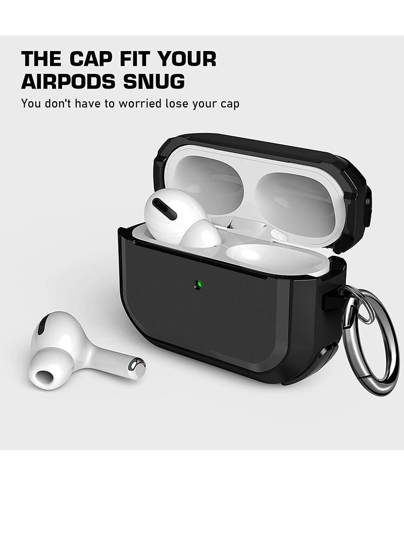 ELTRAZONE - AirPods Pro Case Cover with Keychain Full Protective Shockproof Soft TPU Accessories Skin Compatible for Apple Airpods Pro Case for Women Men Girls Boys Front LED Visible - Image 1