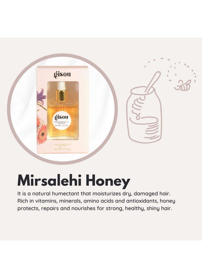 Gisou - Honey Infused Hair Oil 0.7 Oz20 Milliliters - Image 1