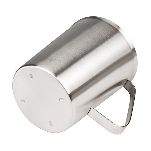 GRSPEHS Measuring Cup, Stainless Steel Measuring Cups (64OZ/2 Liter- 8 Cup), Heavy-Duty Frothing Pitcher, Milk Frothing Pitcher Milk Frother Cup with Marking with Handle for Espresso Machines, Latte Art - Image 4