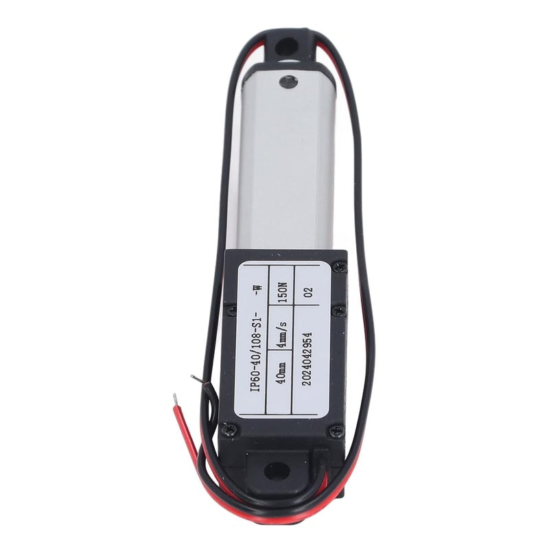 MAVIS LAVEN Mini 12V Electric Linear Actuator, 150N Thrust 40mm Stroke with Mounting Brackets, for Industrial Agricultural Machinery Cabinets Window Opener (12V) - Image 4