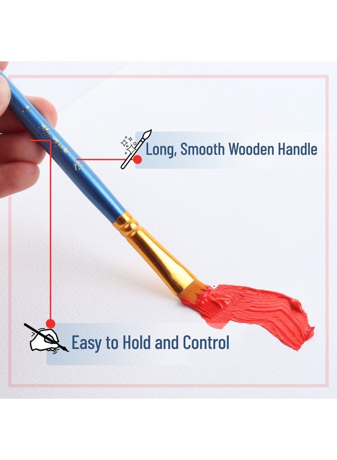 Mr. Pen Paint Brushes 10Pc Paint Brushes For Acrylic Painting Art Brushes Drawing And Art Supplies Paint Brush Acrylic Paint Brushes Paint Brushes For Kids Paint Brush Set Watercolor Brushes - Image 5