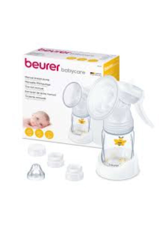 Beurer BY15 Manual Breast Pump, Compact, Anti-Colic System , Vacuum Technology 180Ml - Image 1