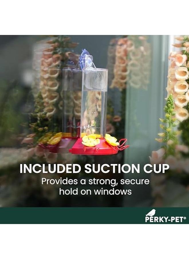 Perky-Pet - Window Mount Hummingbird Feeder Iridescent Color 8 Oz - Image 1