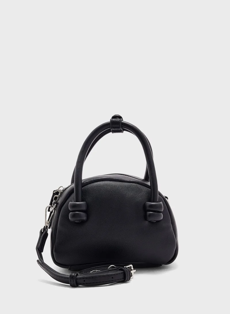 ELLA Strap Detail Mini Satchel Bag