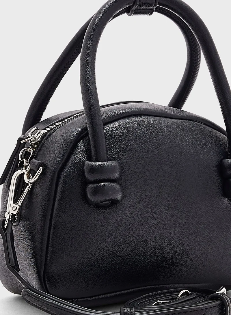 ELLA Strap Detail Mini Satchel Bag