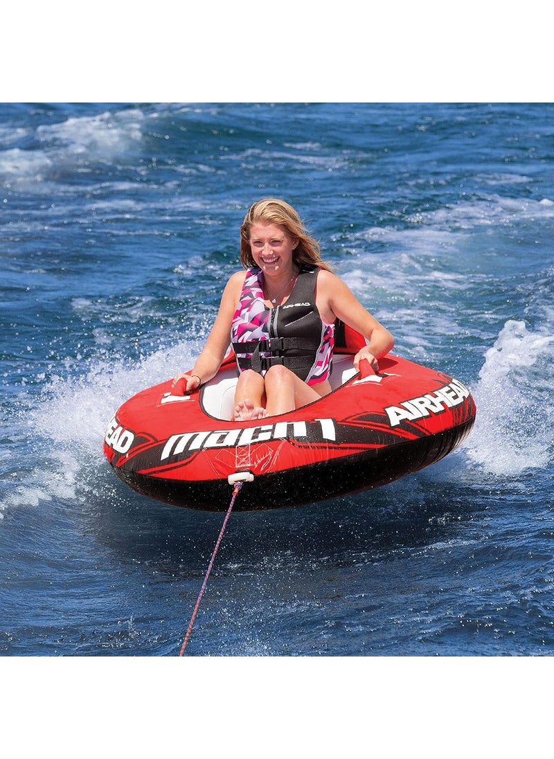Airhead Airhead AHT2M1 MACH 1 Inflatable Single Rider Towable Water Tube  - Image 2