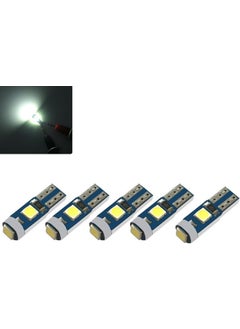 Zembil 5 Pieces White T5 LED Speedometer Dial Ambient Lighting Bulb  - Image 1