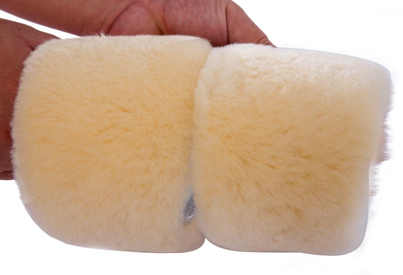 ABUSA Sheepskin Insoles Men's Premium Think Wool Fur Fleece Inserts Cozy & Fluffy 12 - Image 4