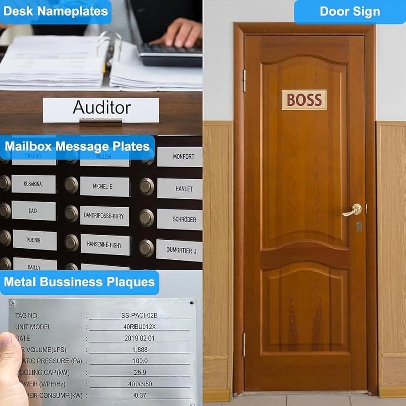 10Pcs Anodized Aluminum Sheet 7x5 Inches 0 8mm Thick Engraving Blanks For DIY - Image 4