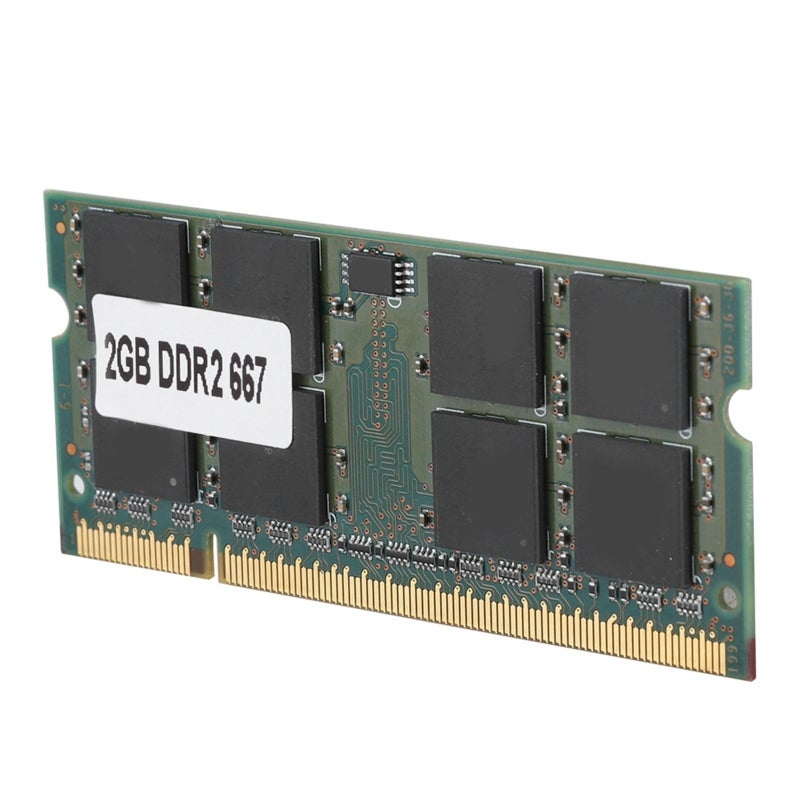 ذاكرة دفتر ملاحظات DDR2 بسعة 2 جيجابايت PC2-5300 بتردد 667 ميجاهرتز - ذاكرة وصول عشوائي عالية الأداء لأجهزة اللابتوب متوافقة مع لوحات أم من إنتل و AMD - Image 3