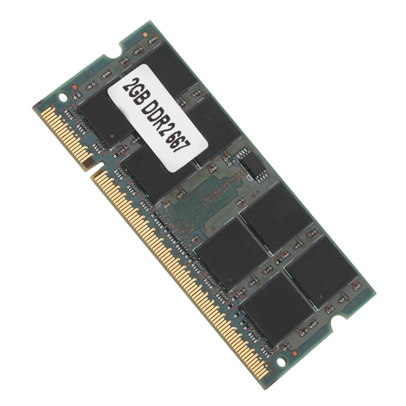 ذاكرة دفتر ملاحظات DDR2 بسعة 2 جيجابايت PC2-5300 بتردد 667 ميجاهرتز - ذاكرة وصول عشوائي عالية الأداء لأجهزة اللابتوب متوافقة مع لوحات أم من إنتل و AMD - Image 5