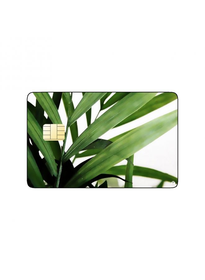 RKN PRINTED BANK CARD STICKER Beautiful Tree Leaves Drawing - Image 1