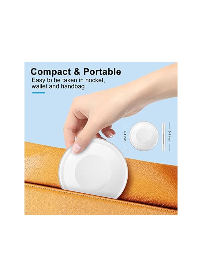 HESIMING - Multi Charging Cable Adapter Kit,USB C to Micro USB/Lightning/USB A Cable Convertor Adapter Kit Can Use as Phone Holder(White) - Image 1