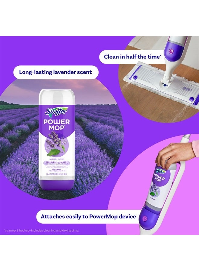 Swiffer PowerMop Multi-Surface Refill Pack for Floor Cleaning, Includes 5 Mopping Pad Refills, 1 Cleaning Solution with Lavender Scent - Image 3