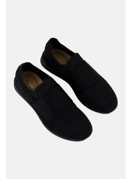 clarks Women Standard Un Rio Knit Slip On Causal Shoes, Black  - Image 4