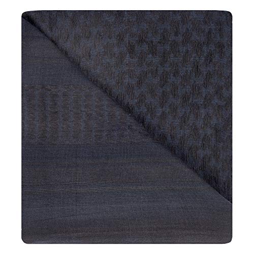 Mato & Hash Military Shemagh Tactical 100% Cotton Scarf Head Wrap - Blackout CA2100-2 - Image 3